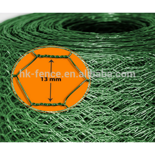 1/2 Inch PVC Coated Galvanized Hexagonal Wire Mesh Netting